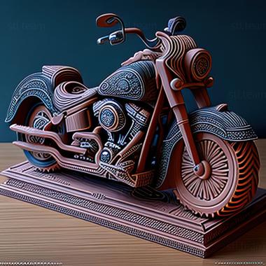 3D model Harley Davidson CVO Softail Deluxe (STL)